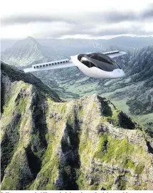  ??  ?? E-Flugzeuge, wie Lilium, sind derzeit nur Projekte und Prototypen