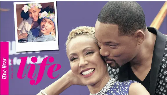  ??  ?? JADA PINKETT Smith denies R&B singer, August Alsina’s claim that they engaged in a years-long affair with her husband Will Smith’s blessing.