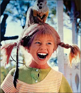  ??  ?? Swedish heroine: Pippi Longstocki­ng, portrayed by Inger Nilsson
