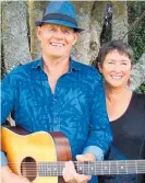  ??  ?? Keen gardeners, Two's Company, husband and wife duo Peter and Jacquie Faulkner, have offered to play at the harvest festival.