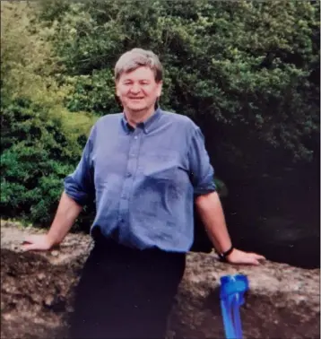  ??  ?? Philip Casey on Bann Bridge in Hollyfort close to his former home at Grove Mill in 2012.