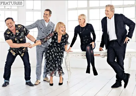  ??  ?? Friends for life: the cast of
Feet, left, and French and Saunders, right. Presidents Trump and Macron, below, declared their countries’ friendship yesterday Cold