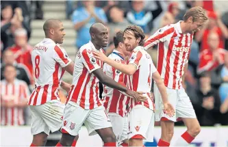  ??  ?? Stoke City fans responded to criticism from Arsene Wenger by singing the anthem.