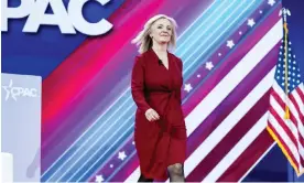  ?? Photograph: Michael Brochstein/Rex/Shuttersto­ck ?? Liz Truss at the Republican CPAC 24 in Maryland, US, 22 February.