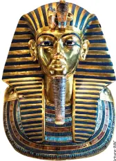  ?? ?? Priceless: Tutankhamu­n’s gold mask