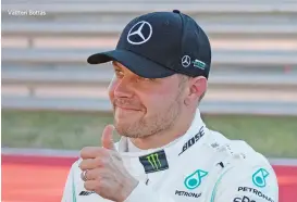  ??  ?? Valtteri Bottas