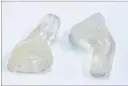  ?? ELIZABETH BRUMLEY/ LAS VEGAS REVIEW-JOURNAL ?? Custom earplugs are designed and fitted for each client for better protection.