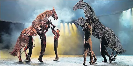  ??  ?? War Horse returns to the Empire Theatre, Liverpool, from July 31 until August 17
