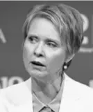  ?? REUTERS ?? Cynthia Nixon naglašava svoju aktivistič­ku karijeru