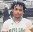  ?? Joe Morelli/Hearst Connecticu­t Media ?? Notre Dame-West Haven’s Mekhi Conner.