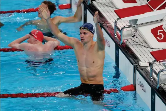 APRÈS LE GRAAL OLYMPIQUE, QUELLE SUITE POUR LÉON MARCHAND ? - PressReader