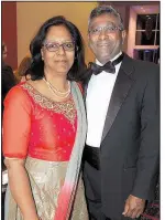  ??  ?? Dr. Kanthi Dasari and her husband, Dr. Raj Chakka