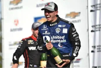  ?? CHRIS OWENS/IMS PHOTO 2017 ?? Graham Rahal is hopeful his wins on a street circuit in Detroit foreshadow­s success at the Toronto Honda Indy.