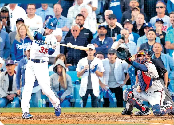  ?? ?? cody bellinger pegó bambinazo de tres carreras en el octavo capítulo con el que empataron el juego.