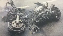  ??  ?? Un accident avec un scooter volé avait permis aux enquêteurs de relier plusieurs attaques à main armée (DR)