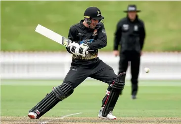 ??  ?? Wellington Firebirds opener Andrew Fletcher has made two Ford Trophy centuries already and tallied 357 runs at an average of 119. GETTY IMAGES