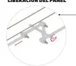  ??  ?? LIBERACIÓN DEL PANEL