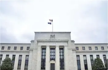  ?? — AFP photos ?? The Federal Reserve’s policy-setting committee will meet on Tuesday amid a prolonged deadlock in Congress over how to support the US economy battered by the Covid-19 downturn.