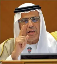  ??  ?? Obaid Humaid Al Tayer said that the effect of VAT on residents’ budget will drop over time.