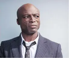  ?? REBECCA CABAGE/THE ASSOCIATED PRESS/FILES ?? Grammy Award-winning singer Seal’s new album, Standards, was recorded with musicians who worked alongside greats like Frank Sinatra and Ella Fitzgerald.