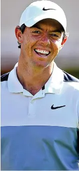  ??  ?? Looking after No 1: Rory McIlroy