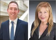  ?? Submitted Photos ?? Tyler Dees and Gayla Hendren McKenzie will be on the runoff ballot on June 21. Both are seeking the Republican slot on the November ballot for the District 35 Arkansas Senate seat.