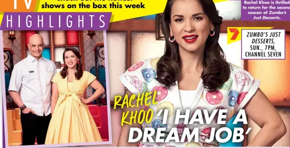  ??  ?? Rachel Khoo is thrilled to return for the second season of