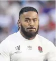  ?? ?? Manu Tuilagi: Squad call-up