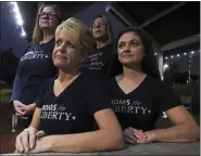  ?? CHASITY MAYNARD/ORLANDO SENTINEL VIA AP, FILE ?? Moms for Liberty members, from left, Cheryl Bryant, Mishelle Minella, Kelly Shilson and Jessica Tillmann pose for a portrait at Reiter Park on Thursday, Nov. 18, 2021, in Longwood, Fla.