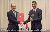  ?? ?? CEPA signature between Georgia and the UAE