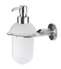  ??  ?? A neat container for liquid soap, Urban steel glass dispenser, £29, Amaroni Home