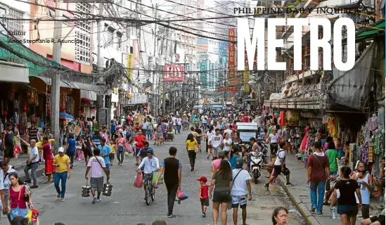  ?? —EDWIN BACASMAS ?? AFTERMATH Hours after Mayor Francisco “Isko Moreno” Domagoso’s surprise inspection, Ilaya Street is free of trash and ambulant vendors.