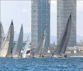  ?? FOTO: ALFRED FARRÉ ?? Barcelona acoge un centenar de barcos en el Mundial de cruceros