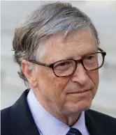  ??  ?? Co-founder, Bill & Melinda Gates Foundation, Bill Gates