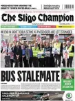  ??  ?? The Sligo Champion front page on March 28.