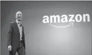 ?? TED S. WARREN/AP PHOTO ?? Amazon CEO Jeff Bezos. Amazon has had a complicate­d few weeks with its cancellati­on of a New York headquarte­rs last week and extortion claims the week before related to intimate photos taken by its founder. Experts say the events are unlikely to pose much of a threat to Amazon’s business. But the company will continue to face more challenges as it grows larger.