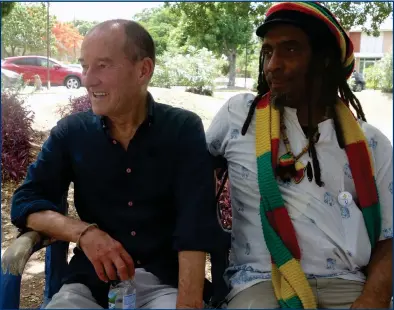  ??  ?? David Hayman travelled to Jamaica with Glasgow councillor Graham Campbell