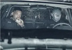  ?? MATT KENNEDY/ NETFLIX VIA THE ASSOCIATED PRESS ?? Will Smith, left, and Joel Edgerton in Netflix’s Bright. Despite scathing reviews, a sequel is in the works.