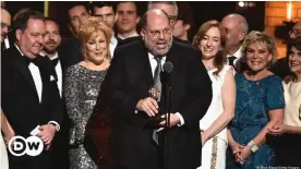  ??  ?? Rudin accepting his 15th Tony in 2017: The producer long held the record of being the EGOT winner with the most awards