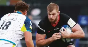  ??  ?? Japan-bound: George Kruis leaving creates an England vacancy