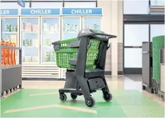  ?? AFP ?? An Amazon Dash Cart. Amazon introduced the smart grocery cart that lets shoppers skip checkout queues in 2020.