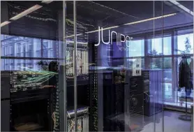  ??  ?? ABOVE Networking company Juniper is doing well in these challengin­g times