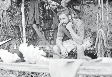  ??  ?? Richard Rogers is one of the “Castaways” ABC is dropping off in Indonesia for its new survival series.
