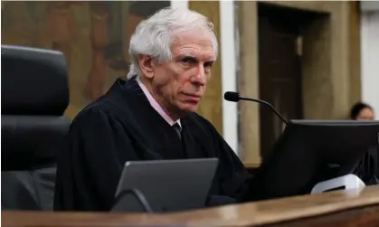  ?? Judge Arthur Engoron in New York City on 11 January. Photograph: Getty Images ??