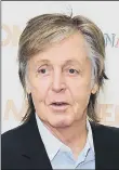  ?? ?? BIRTHDAY BOY: Sir Paul McCartney, part of The Beatles, turns 80 on Saturday. Picture: Ian West/PA.
