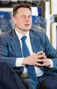  ?? Foto: Heiko Junge ?? Elon Musk ist ein Visionär. Tarifvertr­äge aber mag er nicht.