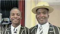  ?? ?? HARD WORK PAYS OFF: Mzansi ’ s Rugby Academy is thrilled that one of its outstandin­g players, Mihle Dyakala, left, the U13 captain, caught the eye of Jeppe Boys High and has been rewarded with a full rugby scholarshi­p to finish his high school education and pursue his rugby dreams. Mihle, in his new school uniform, is with Jeppe’s deputy headboy, Loyola Mtwa