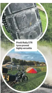  ??  ?? Pirelli Rally STR tyres proved highly versatile
