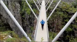  ?? ?? ATTRAKSJON: Skal vi gjette på at Gorsabrua får et eget ikon på de nye turistskil­tene som skal settes opp i Kåfjord?