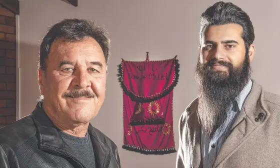  ?? Picture: Nev Madsen ?? HOME NEEDED: Dakhil Al-Ali (left) and Khaled Ali are part of the Yazidi community in Toowoomba.